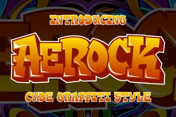 Aerock: A Display Font with Sharp, Airy Personality