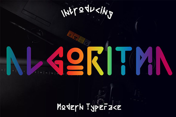 Algoritma: A Display Font That Speaks Before You Read