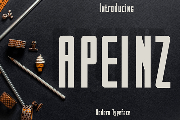 Apeinz: A Clean, Confident Display Font for Real Branding