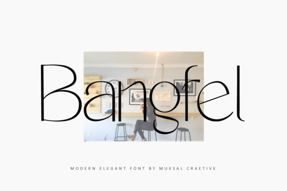 Bangfel: A Modern Display Font for Small Business Branding