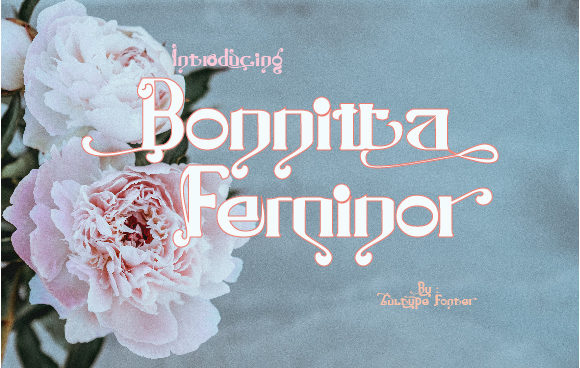 Bonnitta Feminor: A Vintage Display Font for Editorial Elegance