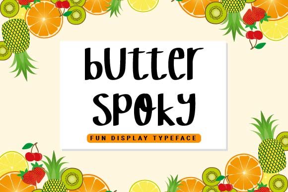 Butter Spoky: A Playful Display Font for Cheerful Web Design