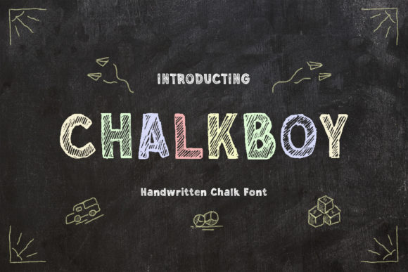 Chalkboy: A Playful Display Font That Works on Real Websites