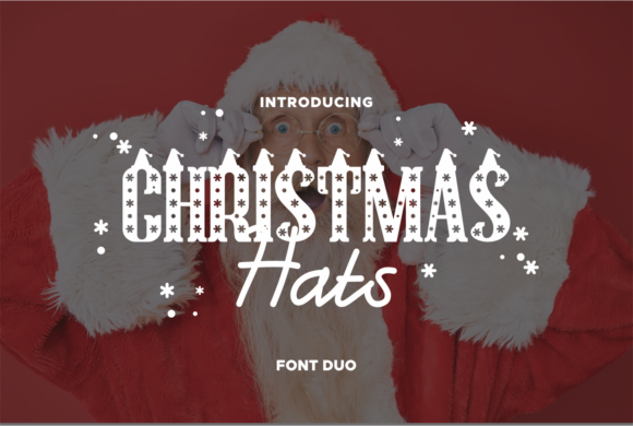Christmas Hat: A Festive Display Font That Feels Like Handmade Joy