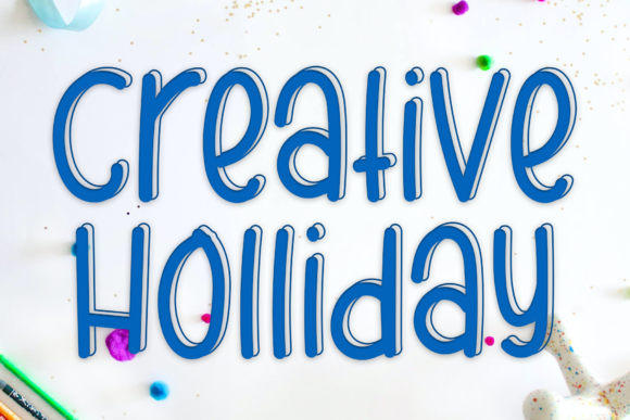 Creative Holliday: A Clean, Friendly Display Font for Real Branding