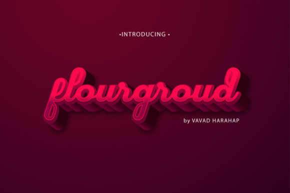 Flourground: A Bold Display Font That Elevates Digital Branding