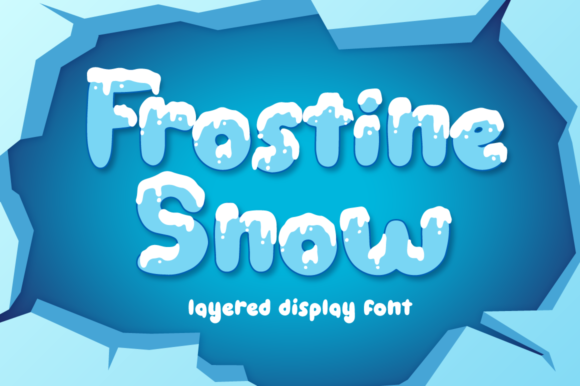 Frostine Snow: A Playful Display Font for Winter Branding