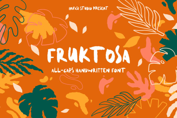 Fruktosa: A Thick & Playful Font for Digital Creators