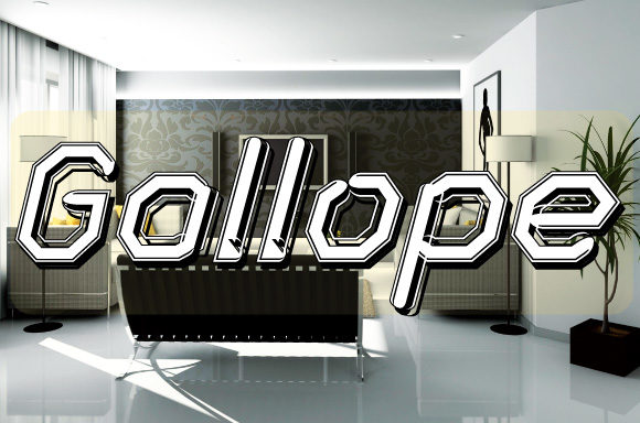 Gallope: A Display Font That Commands the Room
