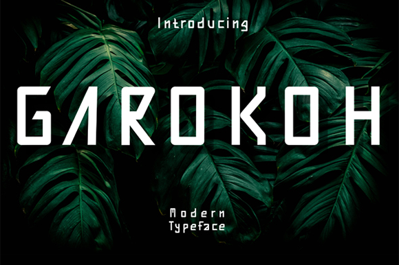 Garokoh: A Clean Display Font That Cuts Through the Feed