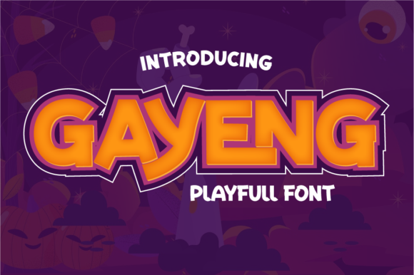 Gayeng: A Chunky Display Font That Brings Playful Branding to Life