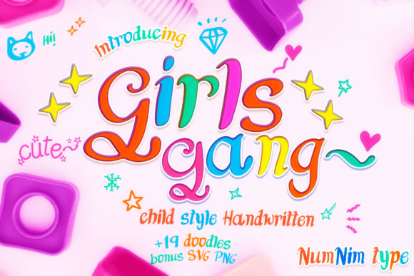 Girls Gang: A Quirky Display Font That Brings Joy