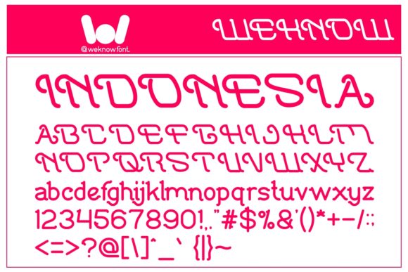 Indonesia Tanah Air Beta: A Display Font for Editorial Identity