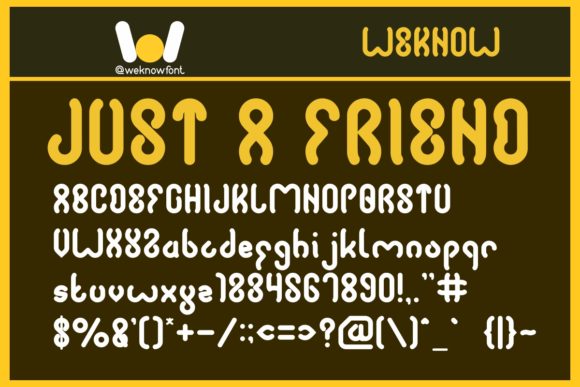 Just a Friend: A Display Font That Feels Like a Thoughtful Editorial Choice