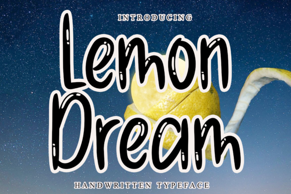 Lemon Dream: A Playful Bubble Font for Campaigns
