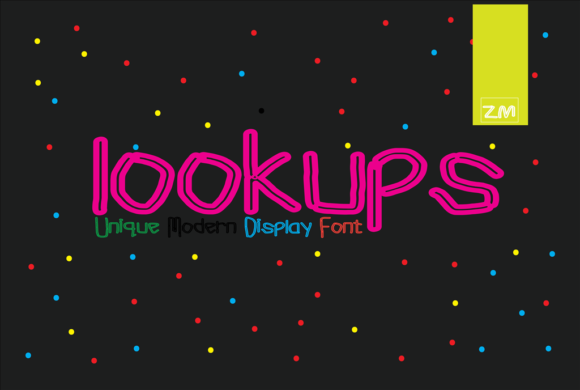Lookups: A Display Font That Makes Handmade Designs Shine