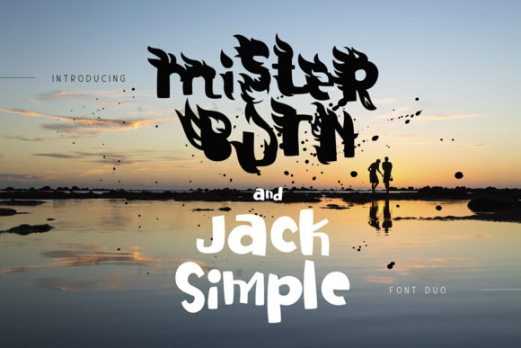 Mister Burn and Jack Simple: A Display Font Duo for Editorial Design