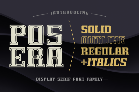 Pos Era: A Bold Display Font for Authentic Branding