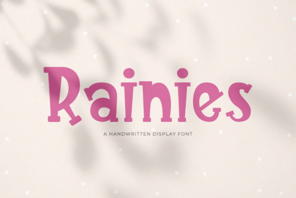 Rainies: A Display Font That Makes Your Campaign Smile