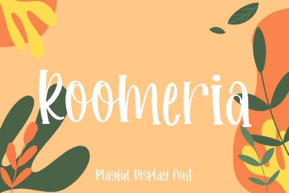 Roomeria: A Playful Display Font for Creative Crafters