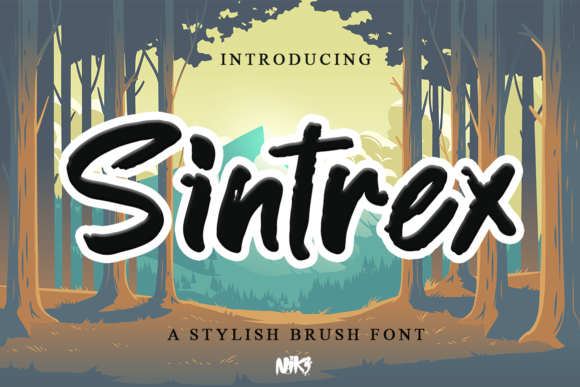 Sintrex: A Display Font That Adds Instant Character to Handmade Goods