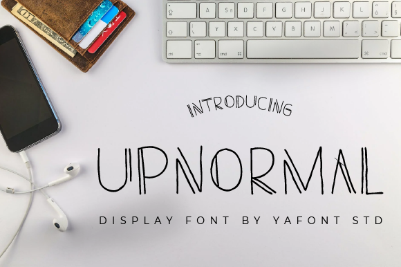 Upnormal: A Display Font That Elevates Campaign Visuals